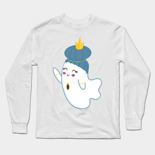 Little Ghost Ornate Long Sleeve T-Shirt